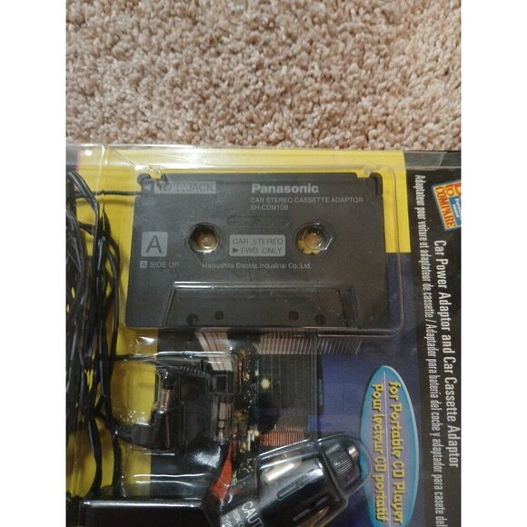 Panasonic RP-CK455 Car Power and Cassette Adapter NEW OPEN BOX!! - Picture 2 of 4